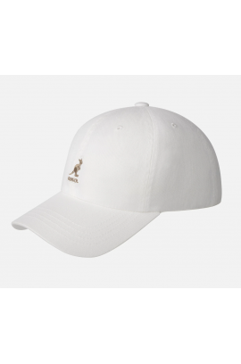 Kangol Washed Baseball - White